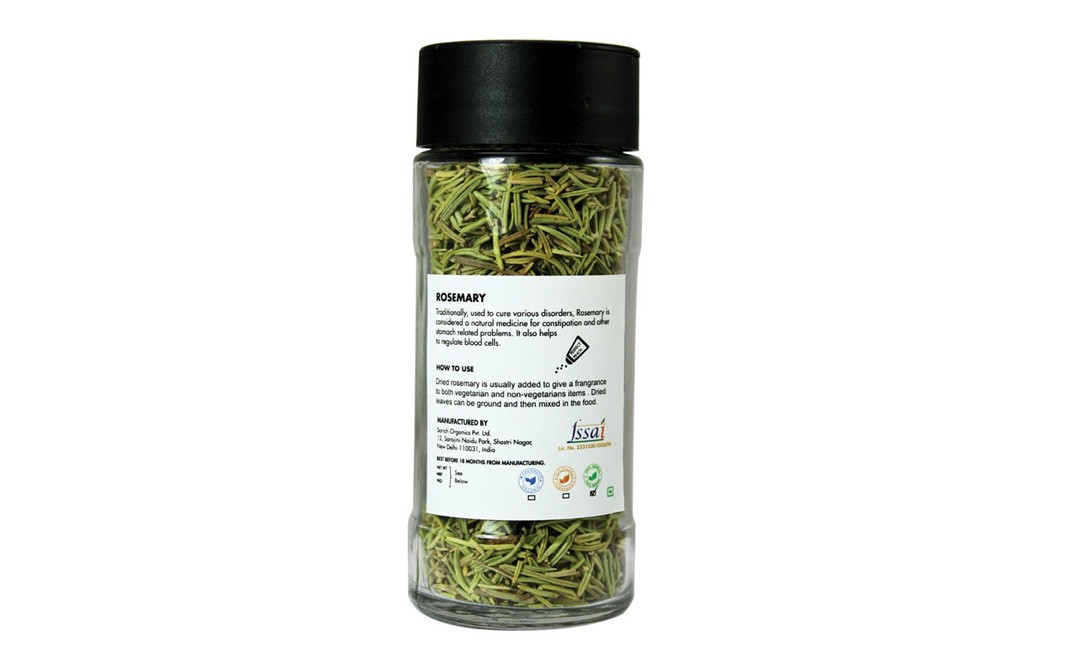 Sorich Organics Rosemary    Glass Bottle  30 grams